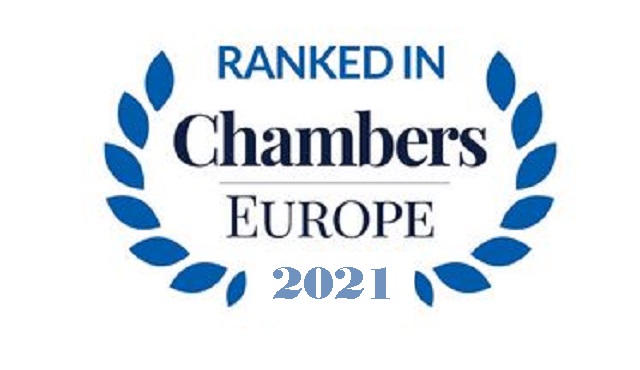 «Гражданские компенсации» – в топ международного рейтинга «Chambers Europe» за 2021 год