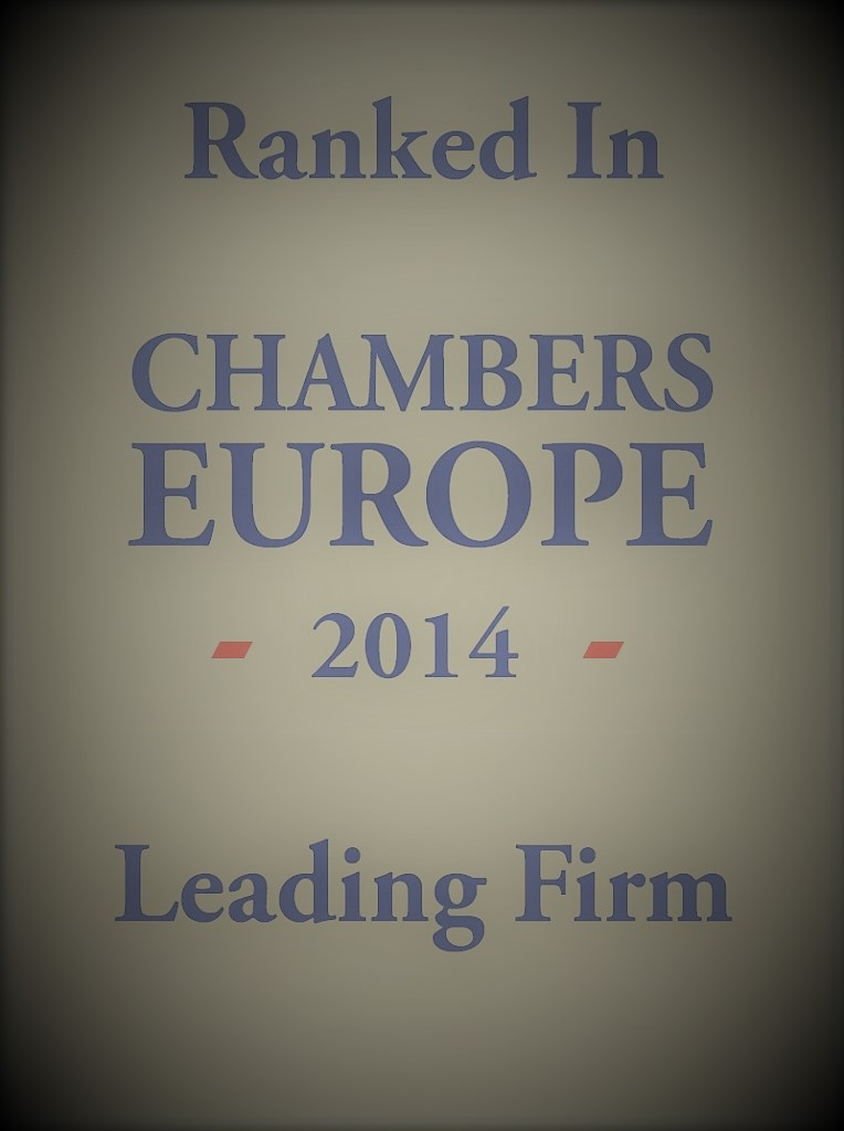 «Гражданские компенсации» и адвокат Ирина Фаст включены в топ рейтинга «Chambers Europe» за 2014 год